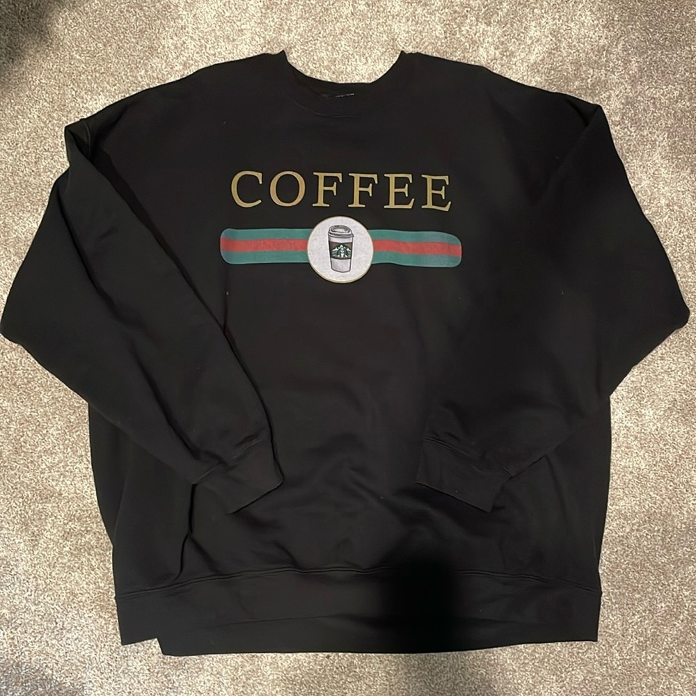 Oversized Coffee sweatshirt